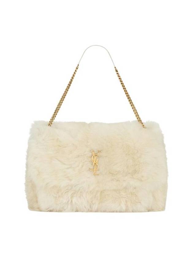 YSL Saint Laurent Luxury Trending Niki Oversized Shearling Shoulder Bag Polaire