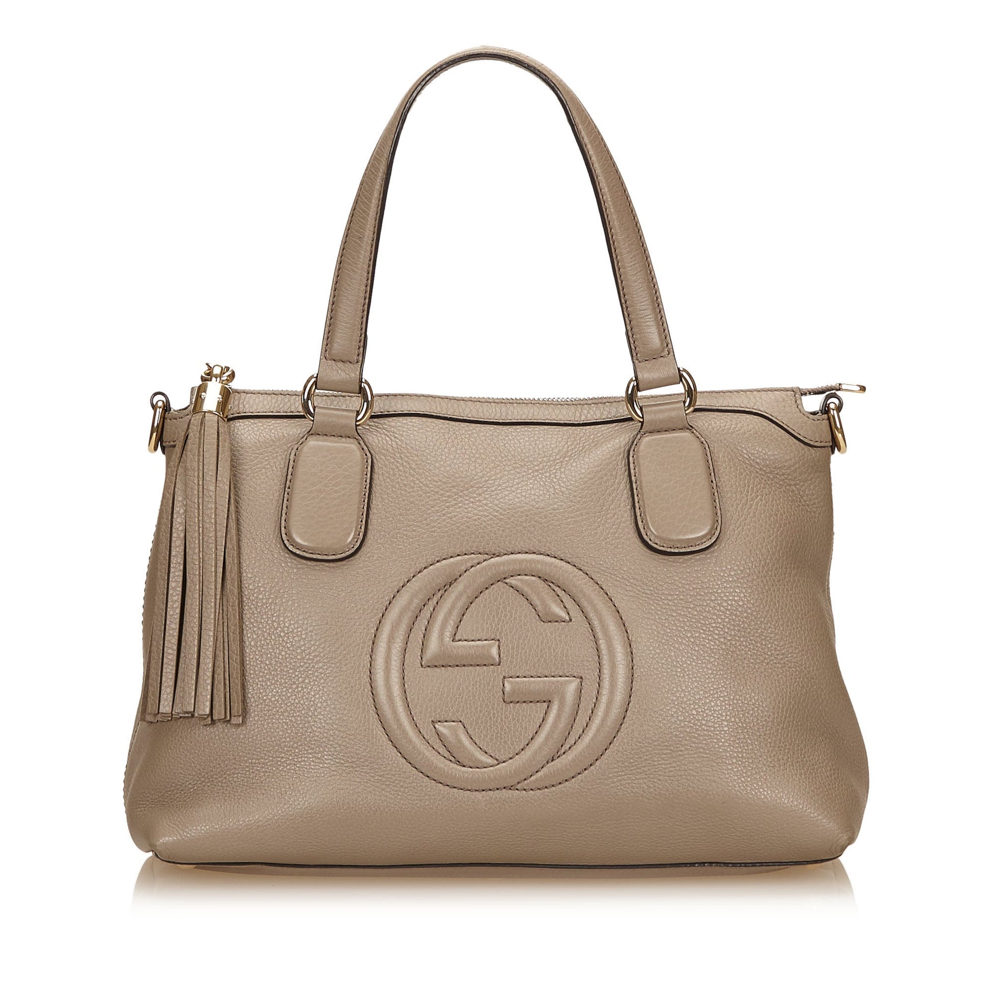 Gucci Soho Convertible Tassel Bag Leather Shoulder Bag Bag Oc183