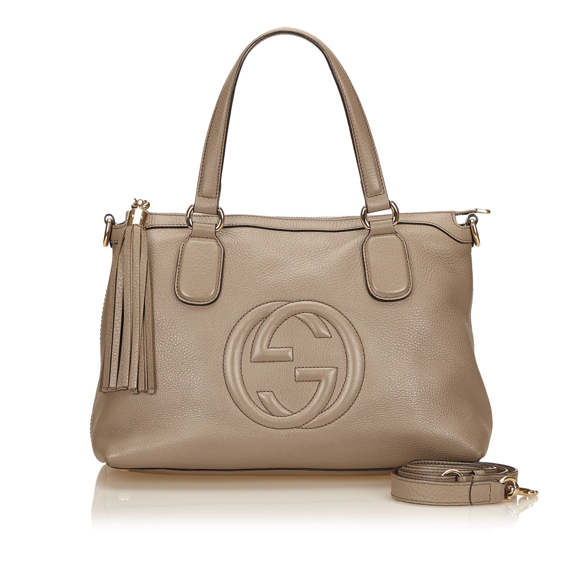 Gucci Soho Convertible Tassel Bag Leather Shoulder Bag Bag Oc183
