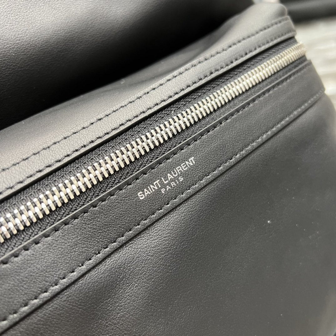 YSL Saint Laurent City Backpack Unisex 15in 38cm Black