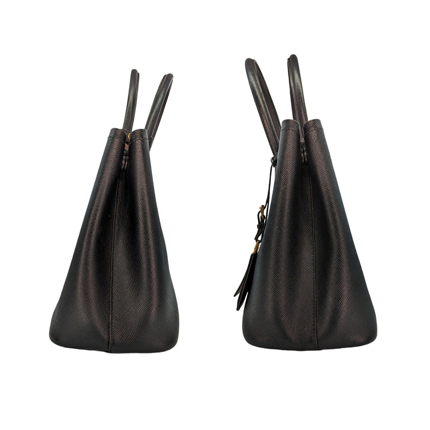 Prada Prada Saffiano Cuir Medium Double Tote 1Bg775 Tote Bag