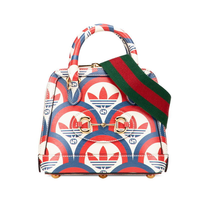 Gucci Horsebit Adidas 2Way Bag Leather Travel Bag