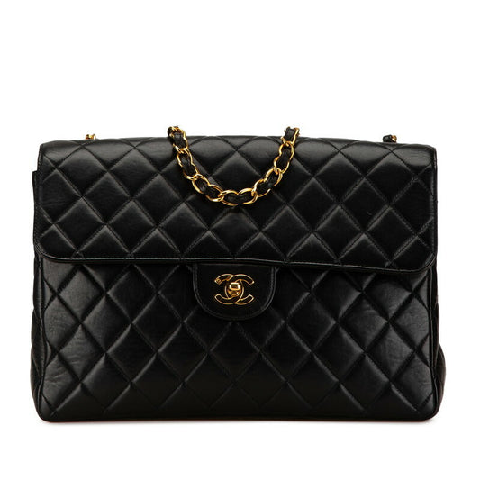 Matelasse Coco Mark Lambskin Shoulder Bag Chain