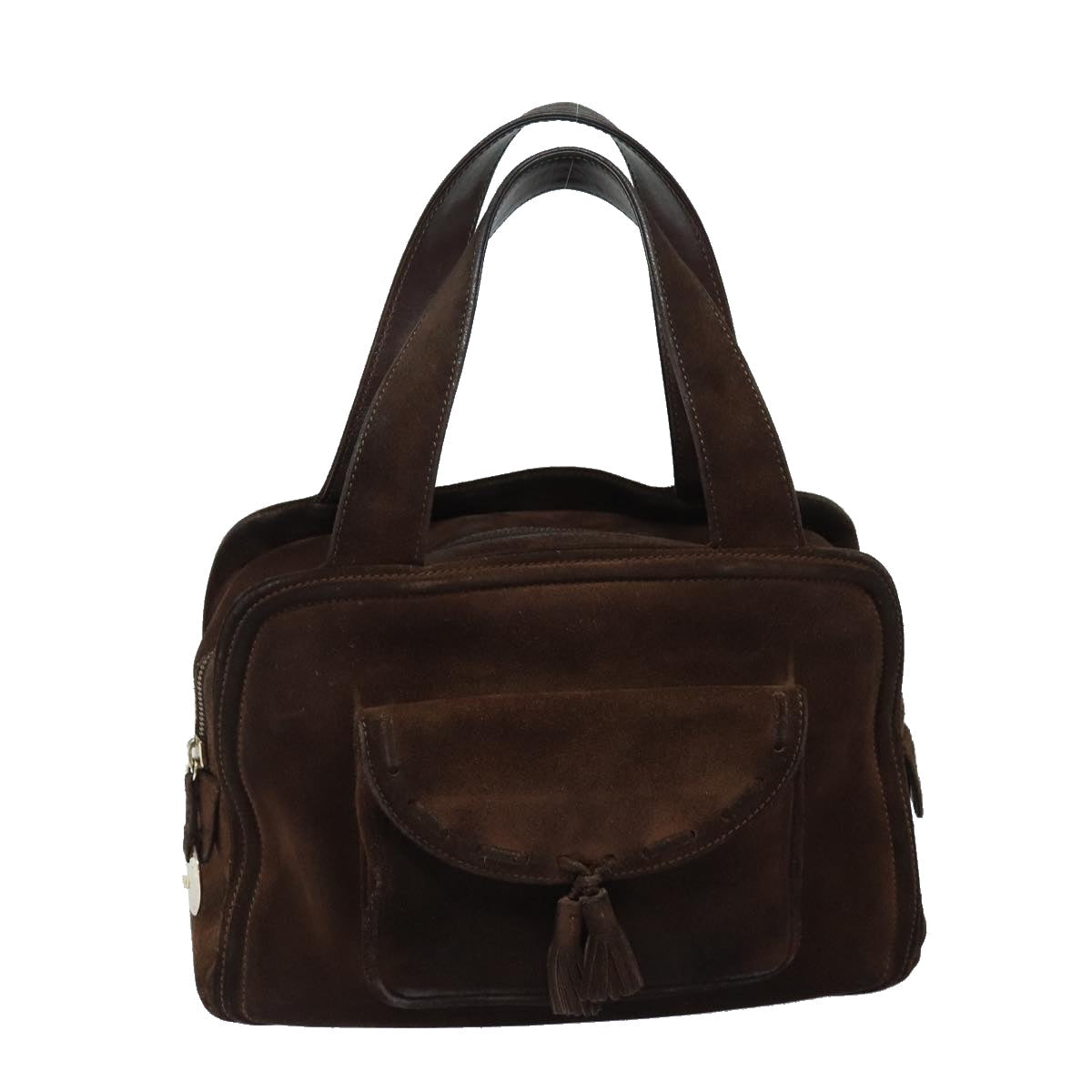 Luxury Hand Bag Suede Brown Travel Bag