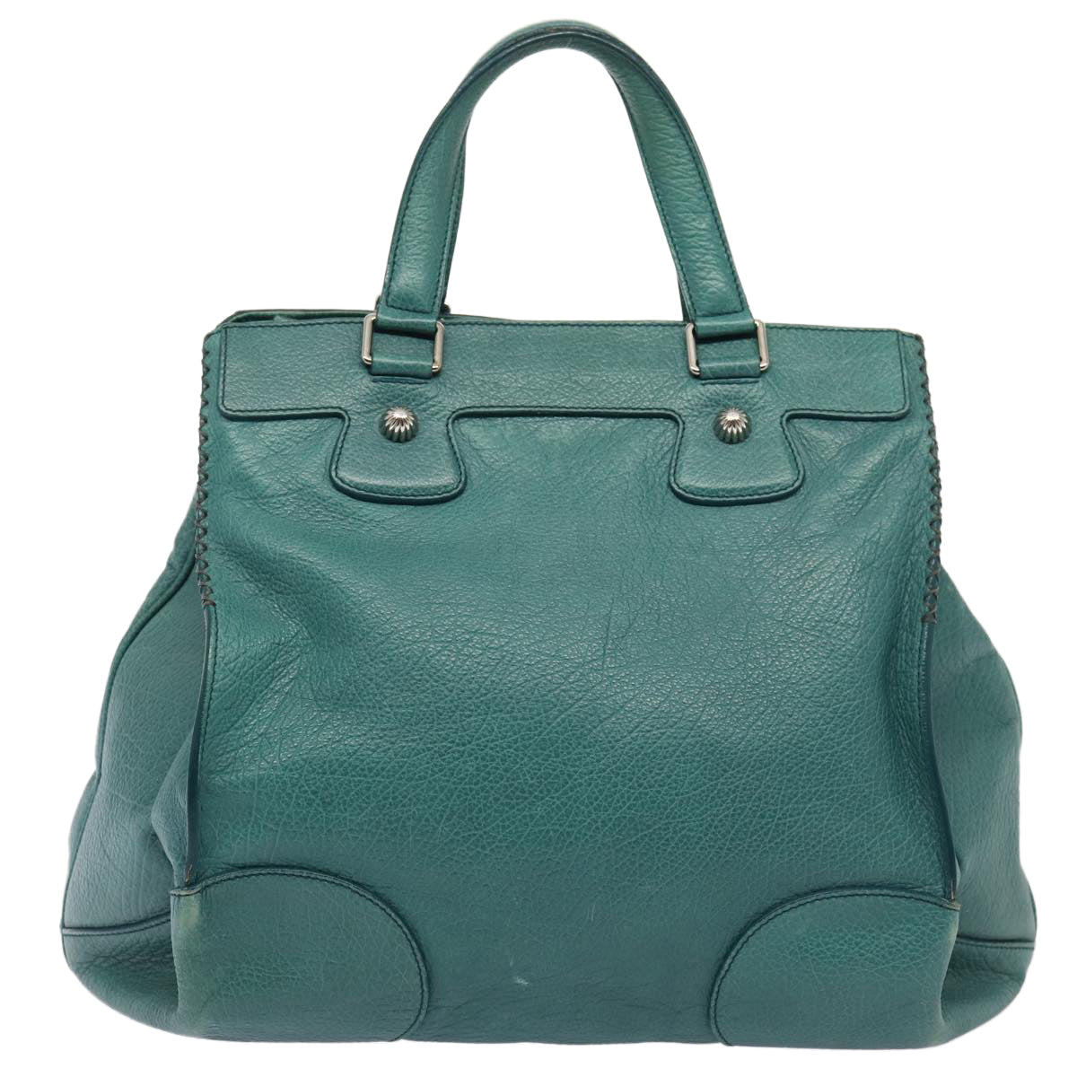 Luxury Hand Bag Way Turquoise Leather Blue Travel Bag