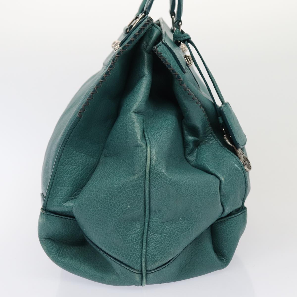 Luxury Hand Bag Way Turquoise Leather Blue Travel Bag