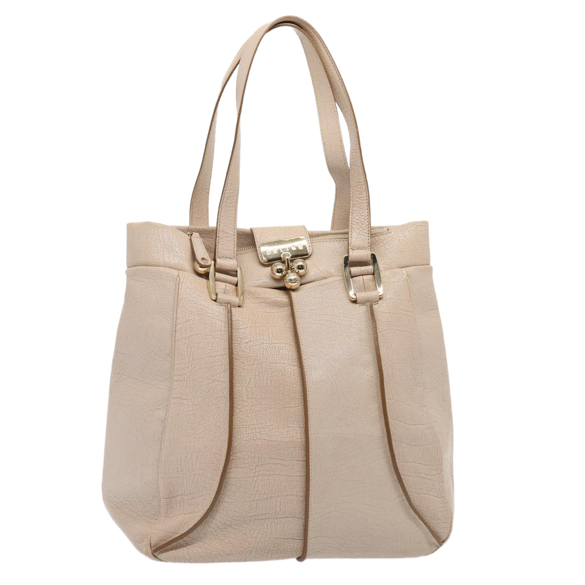 Luxury Shoulder Bag Leather Beige
