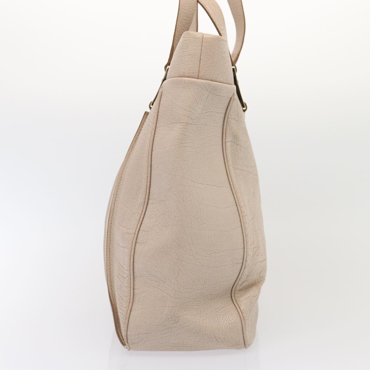 Luxury Shoulder Bag Leather Beige