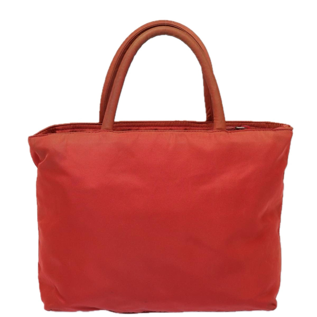 Prada Hand Bag Auth Nylon Red Travel Bag Red Auth 80112