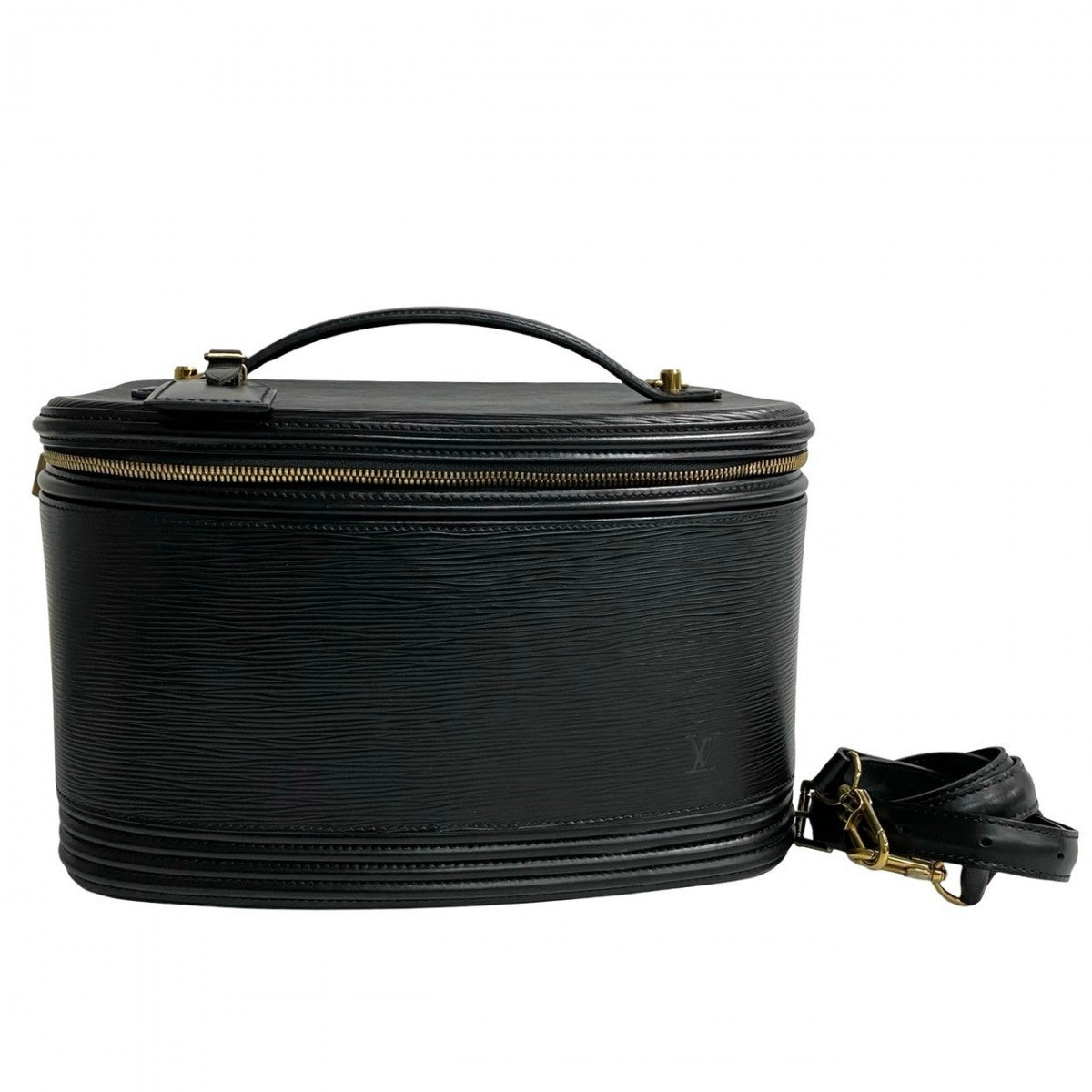 Louis Vuitton M48012 Epi 2-way Epi Nice Leather Black Handbag