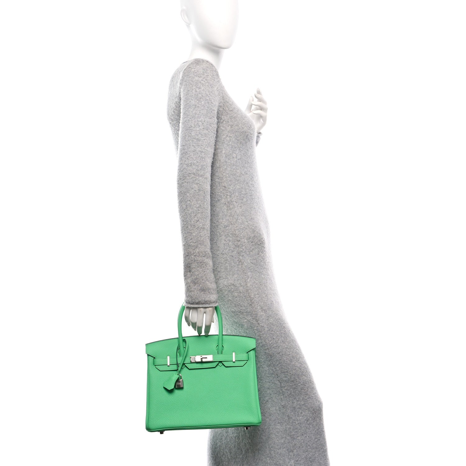 Hermes Togo Birkin Vert Comics Handbag Travel Bag