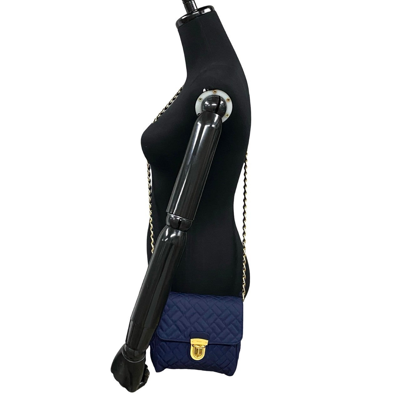 Shoulder Bag Navy Nylon