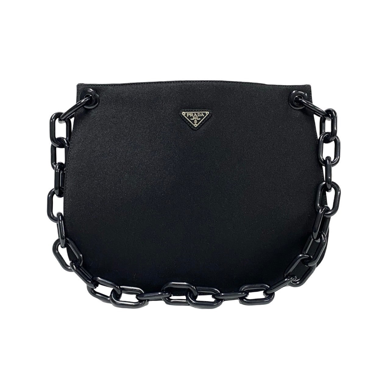 Prada Triangle 2Way Shoulder Bag Canvas Logo