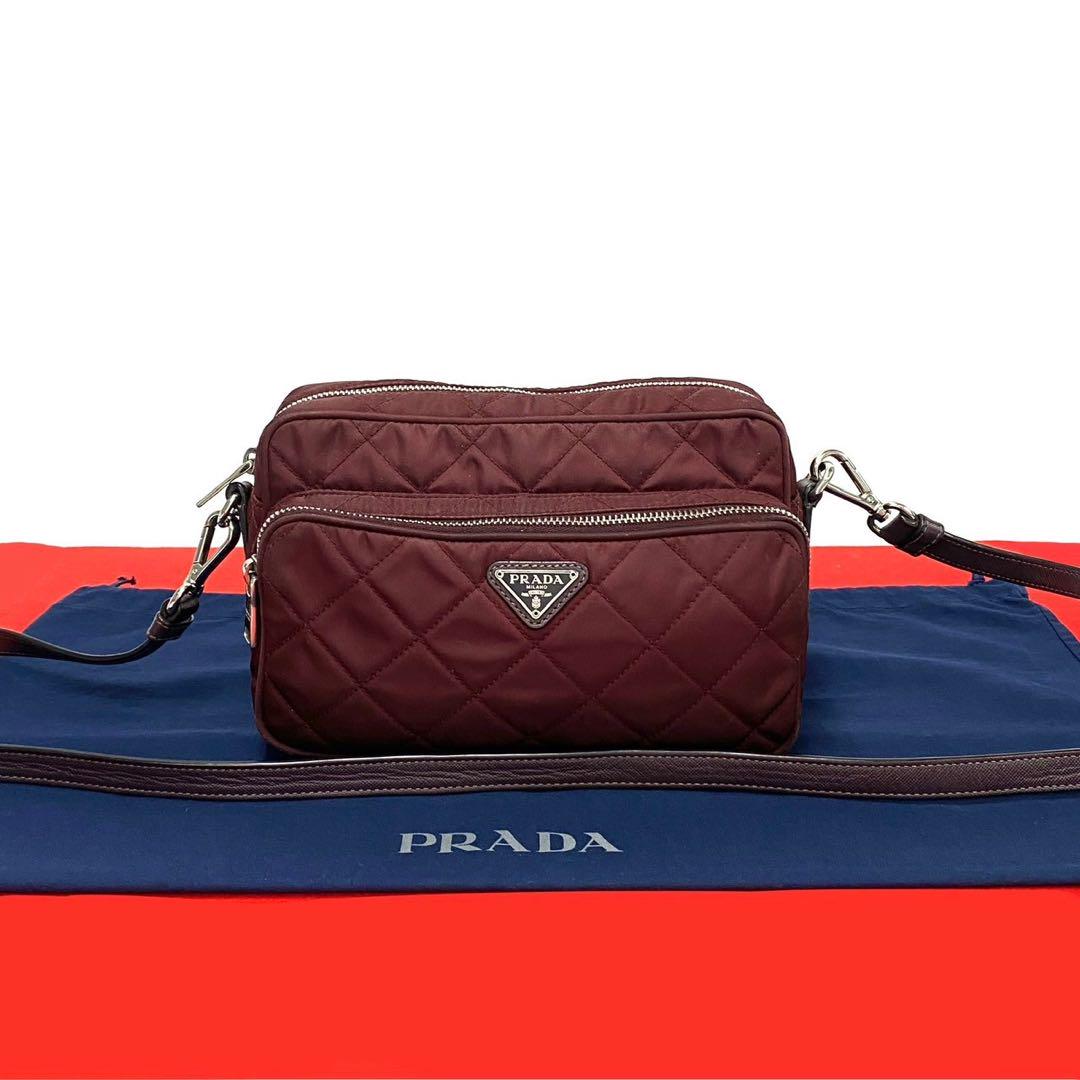 Shoulder Bag Bordeaux Nylon