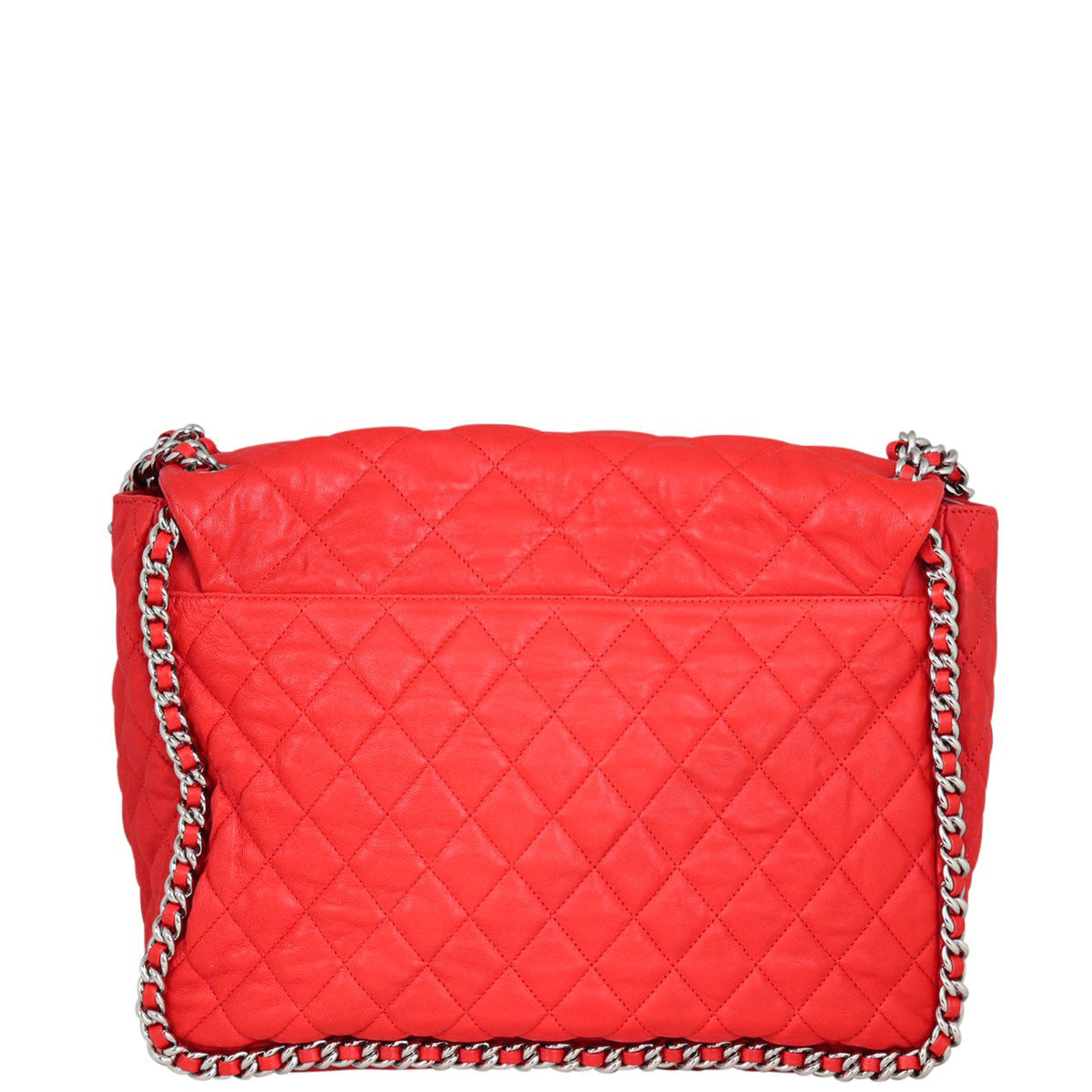 Chanel Around Maxi Bag Chain Flap Handbag