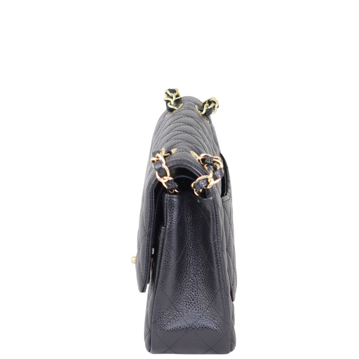 Chanel Classic Double 11 Series Handbag Black Medium Medium 120121