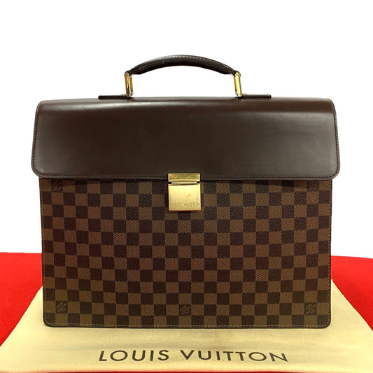 Louis Vuitton Business N53315 Damier Altona GM Leather Brown Handbag