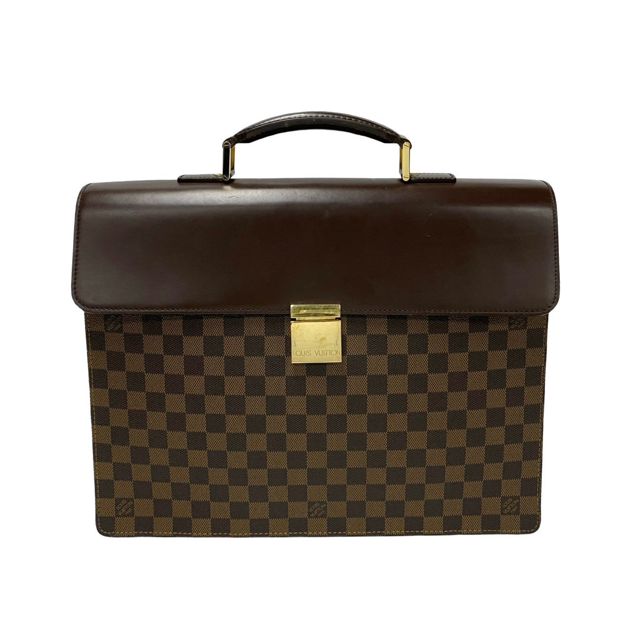 Louis Vuitton Business N53315 Damier Altona GM Leather Brown Handbag