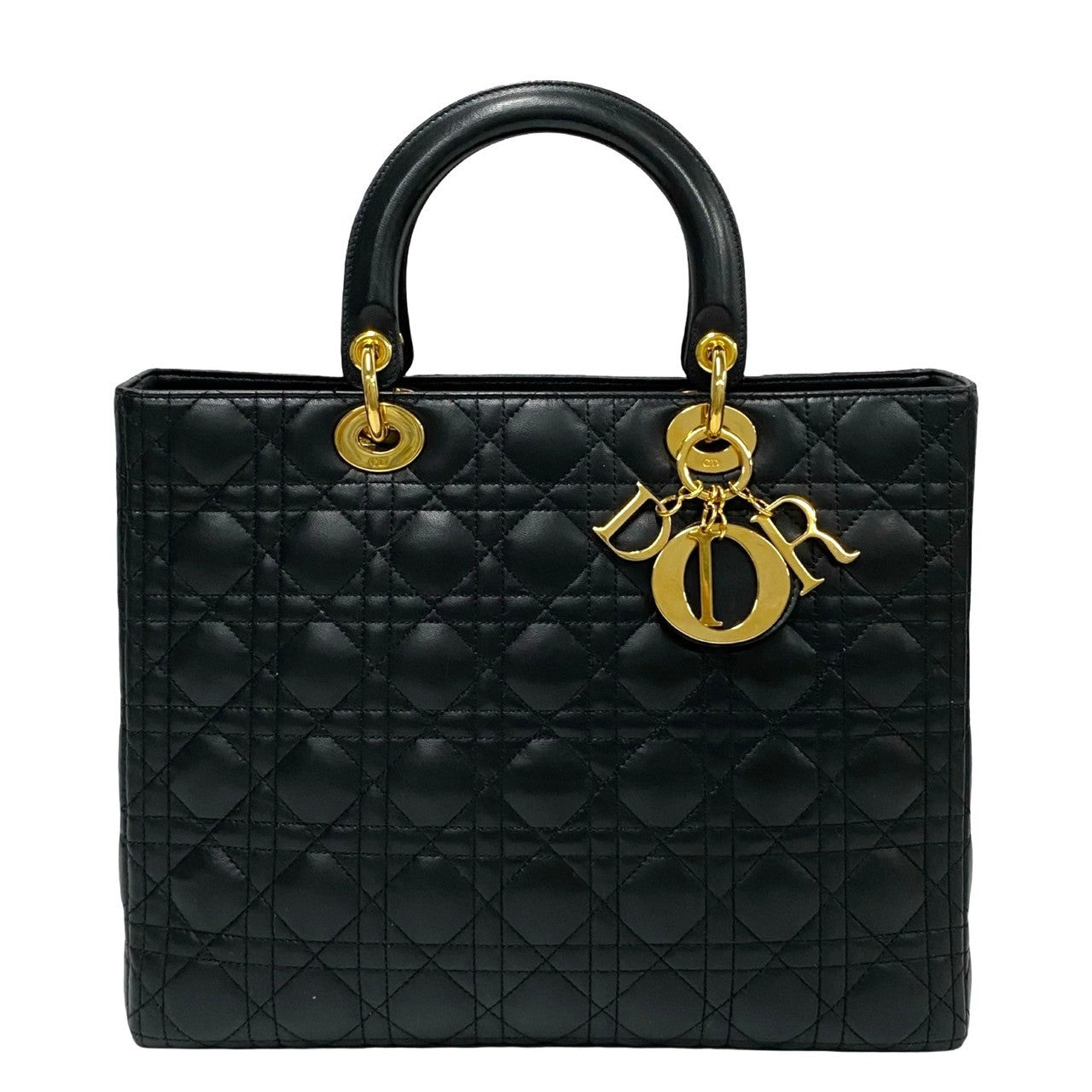 Dior Christian Lady Handbag Leather Travel Bag Dior Leather Handbag