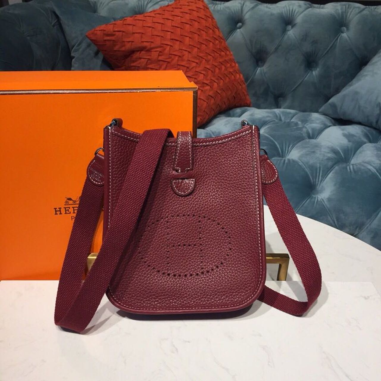 Top Quality Evelyne Ii Tpm Bag Burgundy Travel Bag