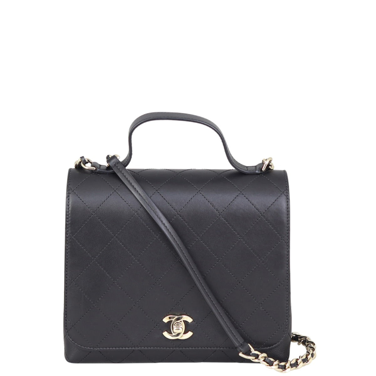 Chanel Double Pocket Bag Small Handbag