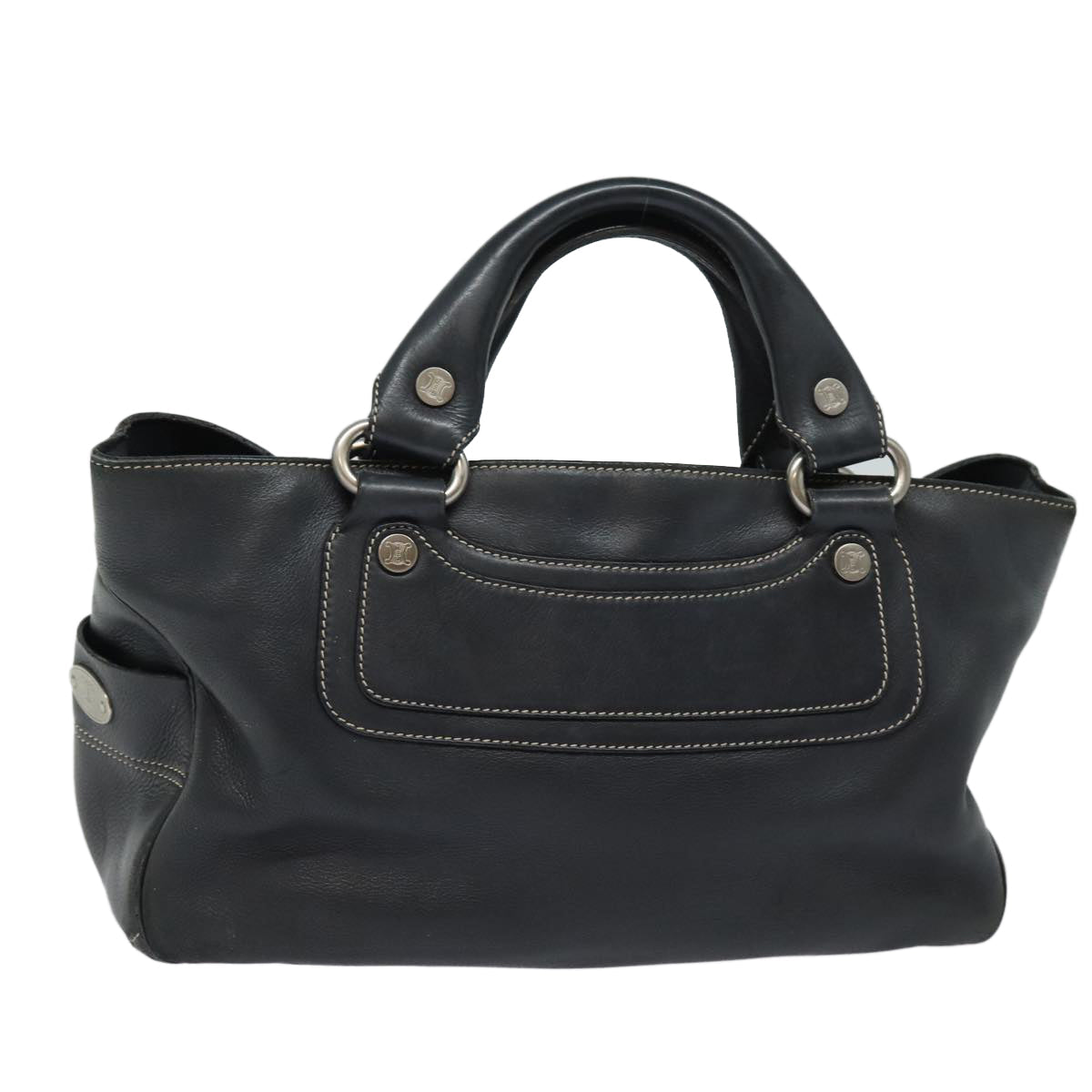 Luxury Hand Bag Leather Black Travel Bag