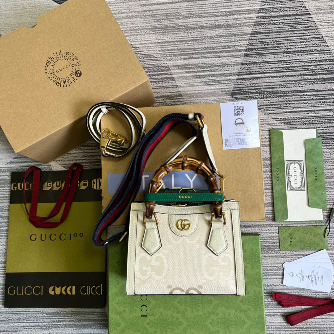 gg Diana , ’s 7.9in White Mini Tote Bag 79In20Cm Beaunoirrbeaunoirr