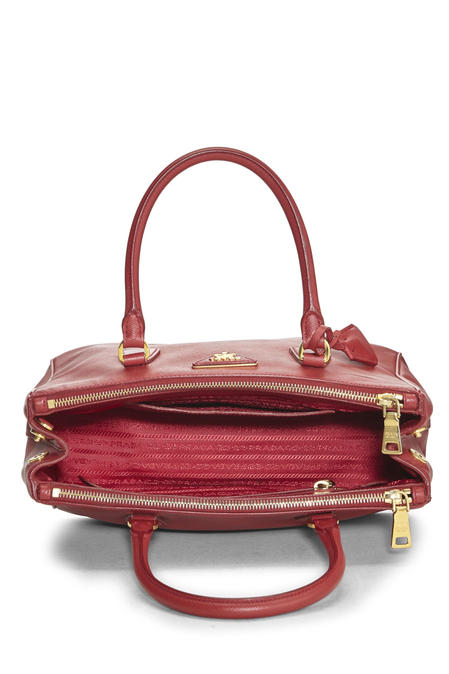 Prada Executive Tote Saffiano Red Medium Tote Bag Medium Red 1