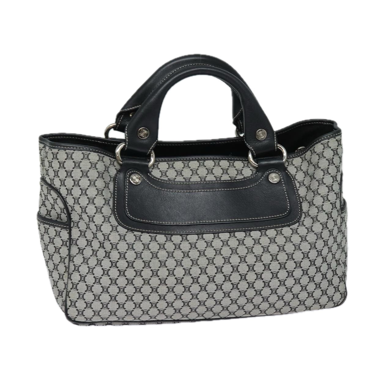 Luxury Triomphe Hand Bag Navy Canvas Travel Bag