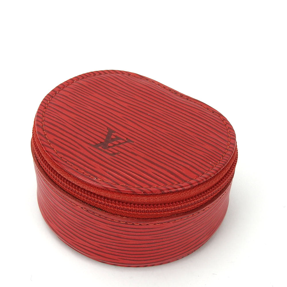 Louis Vuitton Accessory pouch M48227 Epi Castilian Leather Red Handbag
