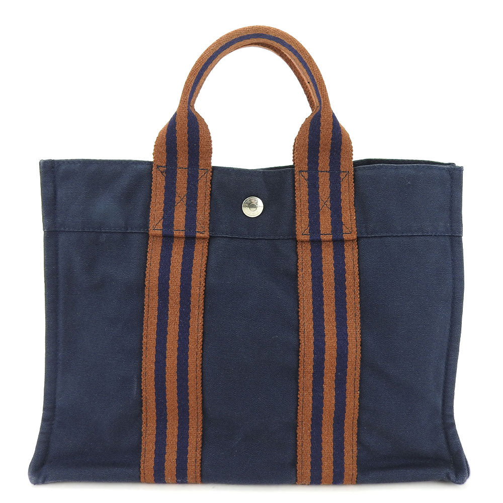 Tote Bag Navy Fool Toepm Unisex(Unisex) Canvas