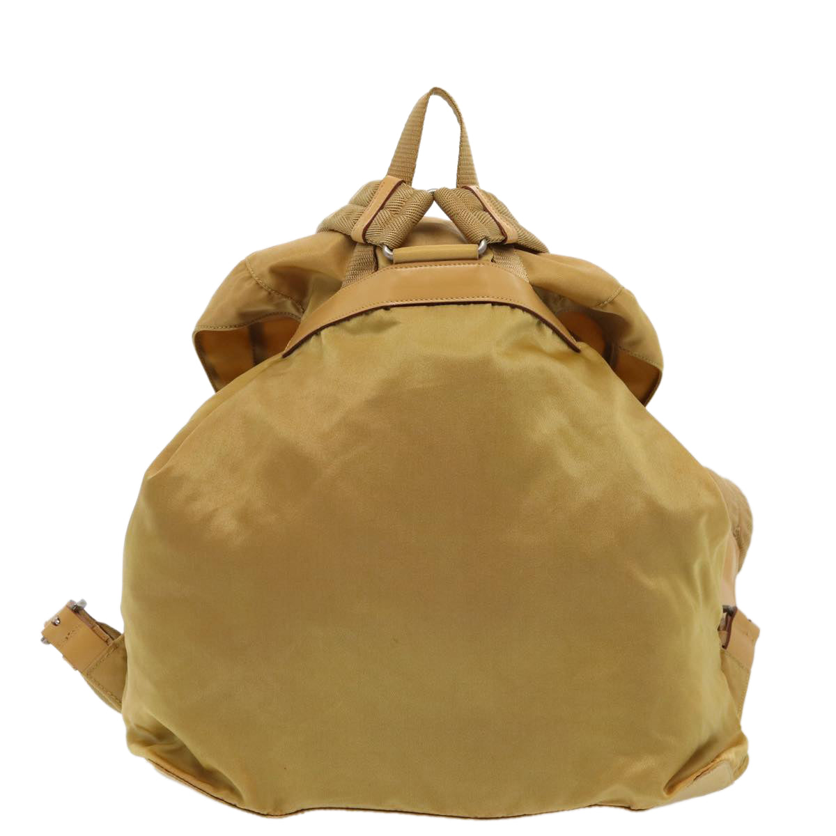 Prada Backpack Auth Nylon Yellow