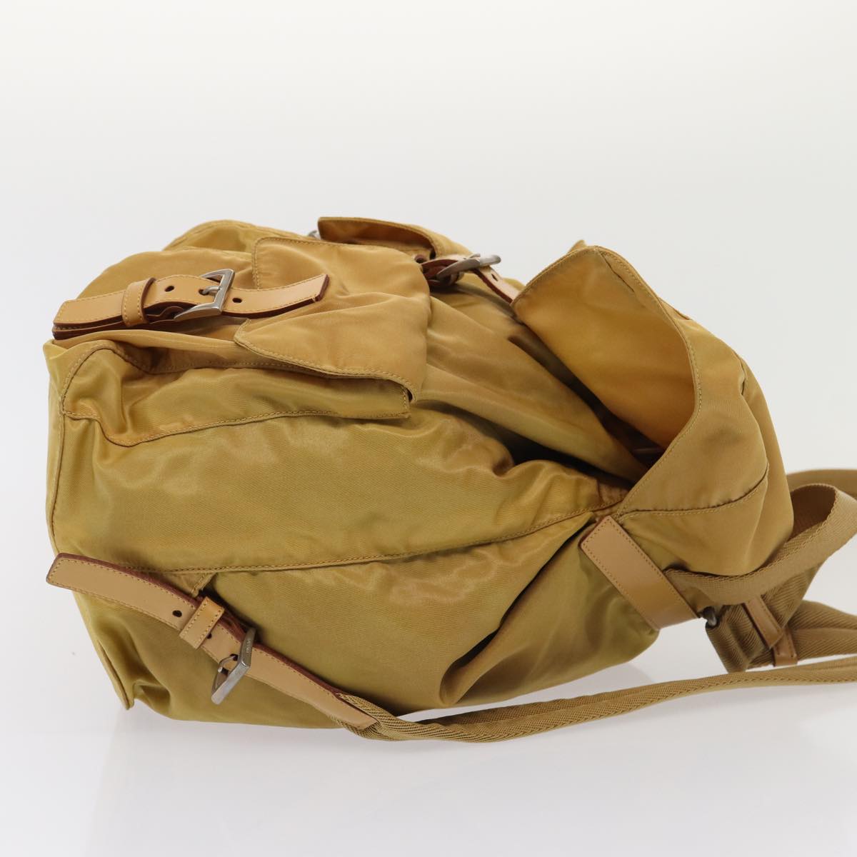 Prada Backpack Auth Nylon Yellow