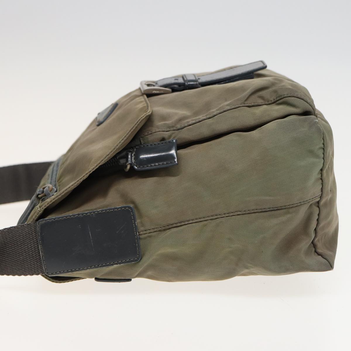 Prada Shoulder Bag Khaki Auth Nylon Khaki Auth 81171