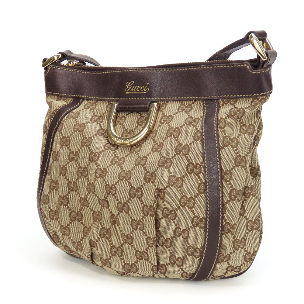Gucci GG Abbey Canvas Beige Shoulder Bag