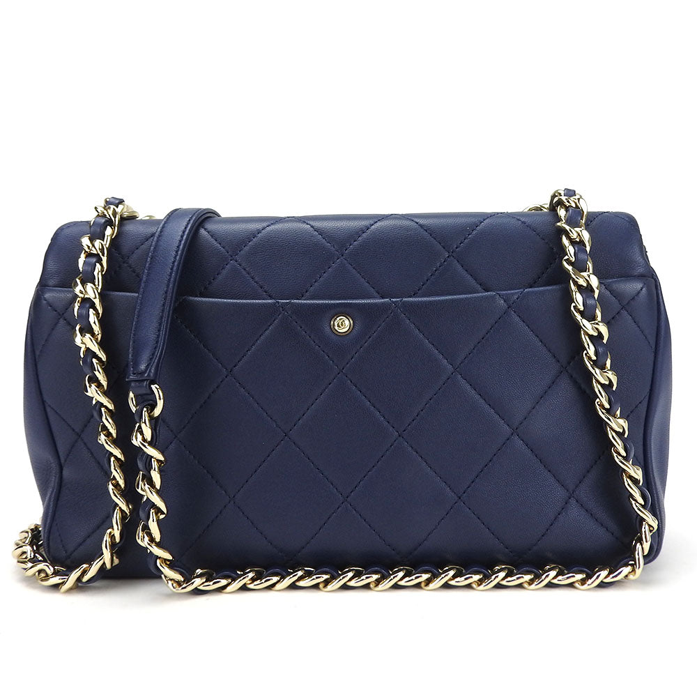 Matelasse Lambskin 2way Shoulder Bag Matrasse