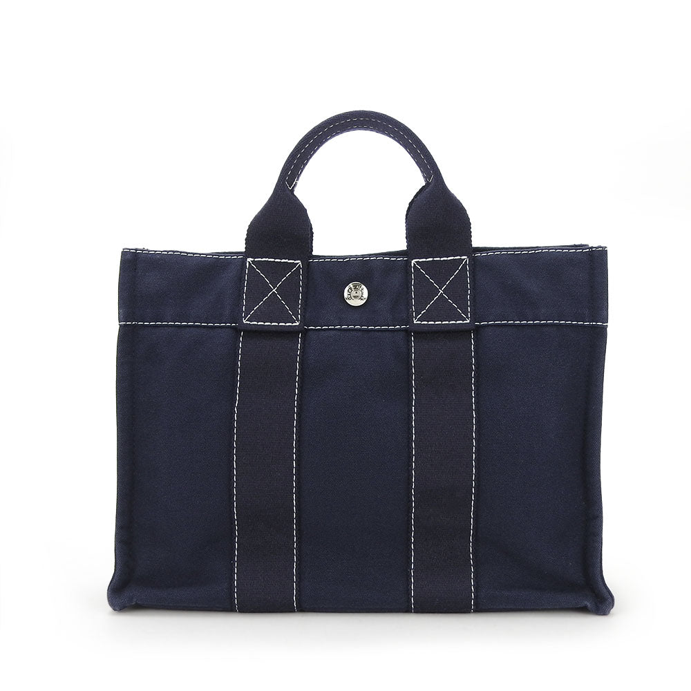 Navy Deauville Tote Pm Unisex(Unisex) Canvas Tote Bag