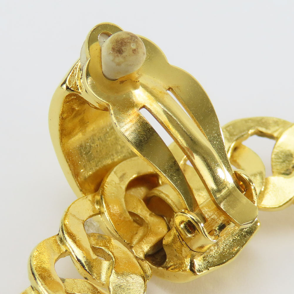 Coco Mark Earrings Jewelry Metal Gold