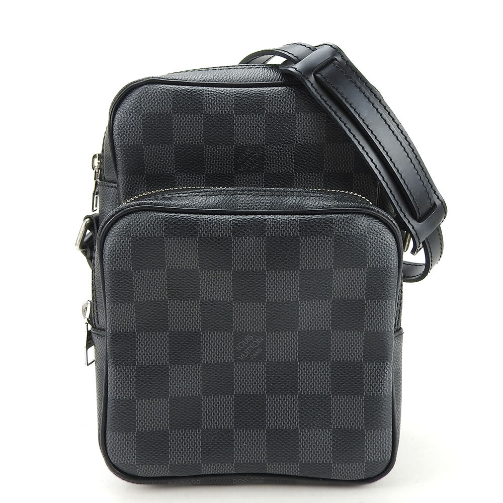 Louis Vuitton N41446 Damier Grafitte Rem Gray Shoulder Bag