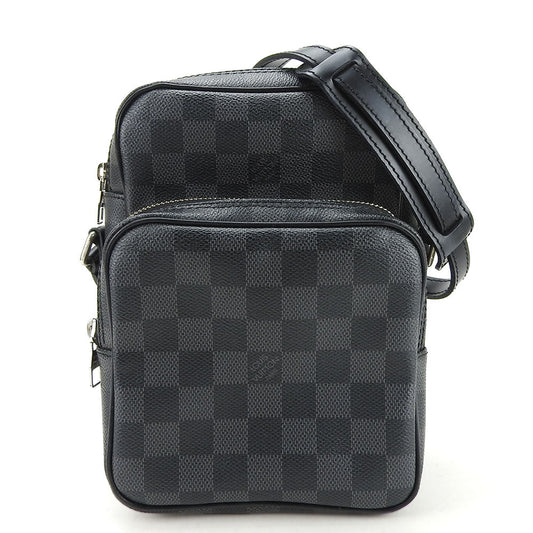 Louis Vuitton N41446 Damier Grafitte Rem Gray Shoulder Bag