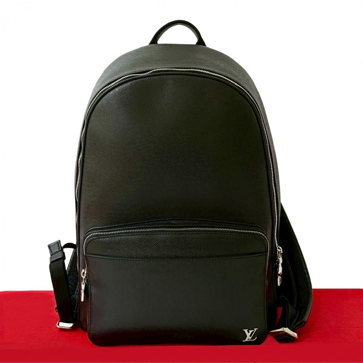 Louis Vuitton Backpack M30258 Taiga Alex Leather Black