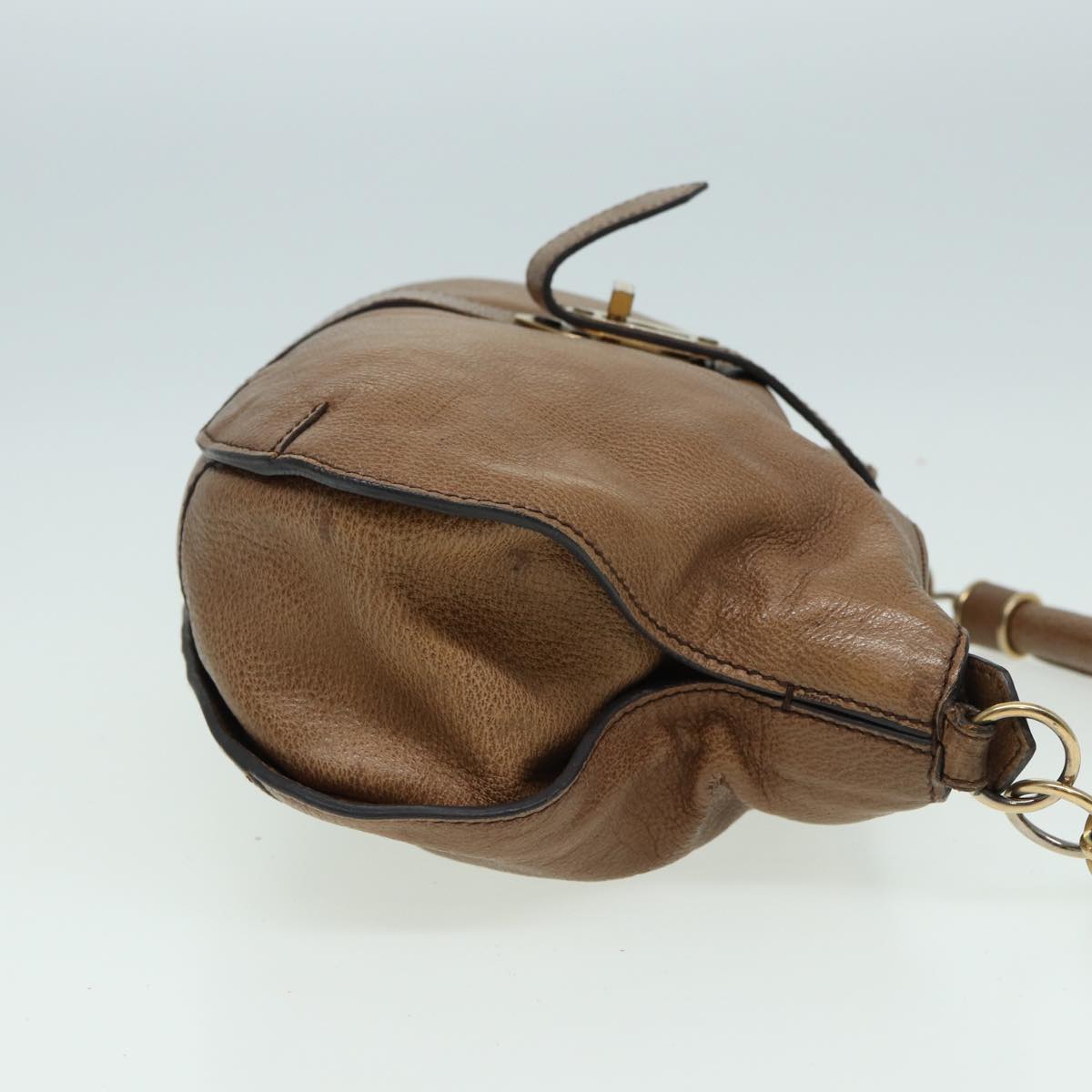 Burberry Luxury Shoulder Bag 2Way Auth Leather Brown