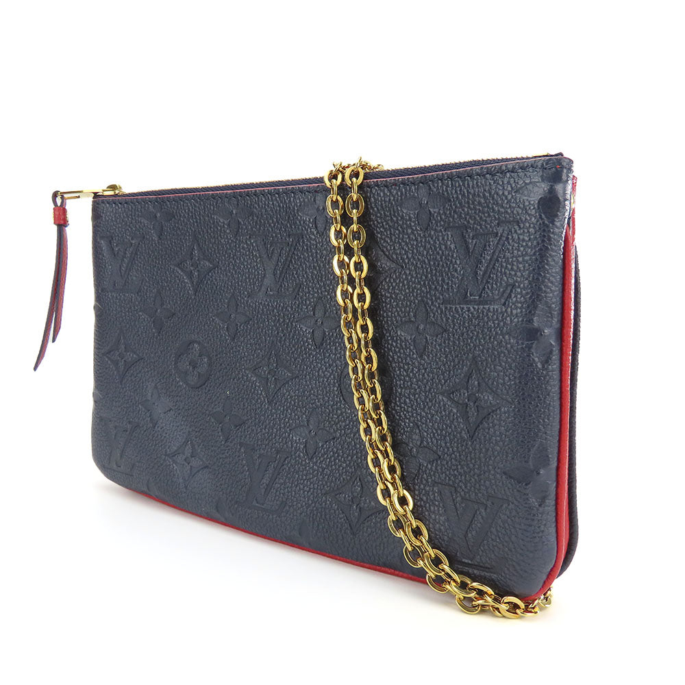 Louis Vuitton M63916 Ann Platt Pochette double Monogram Navy Shoulder Bag