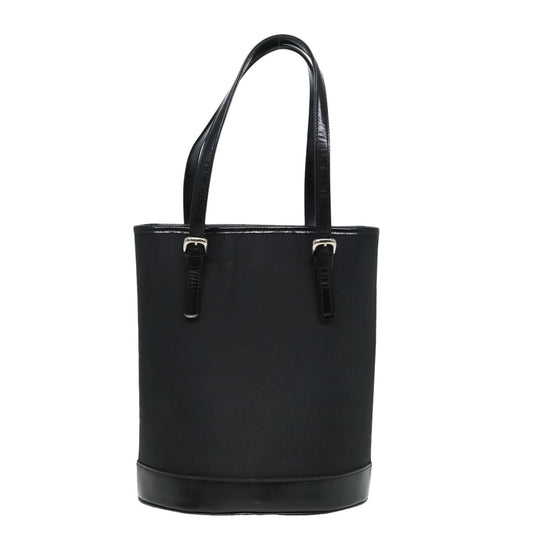 Burberry Luxury ss Label Hand Bag Auth Nylon Black Blue Travel Bag