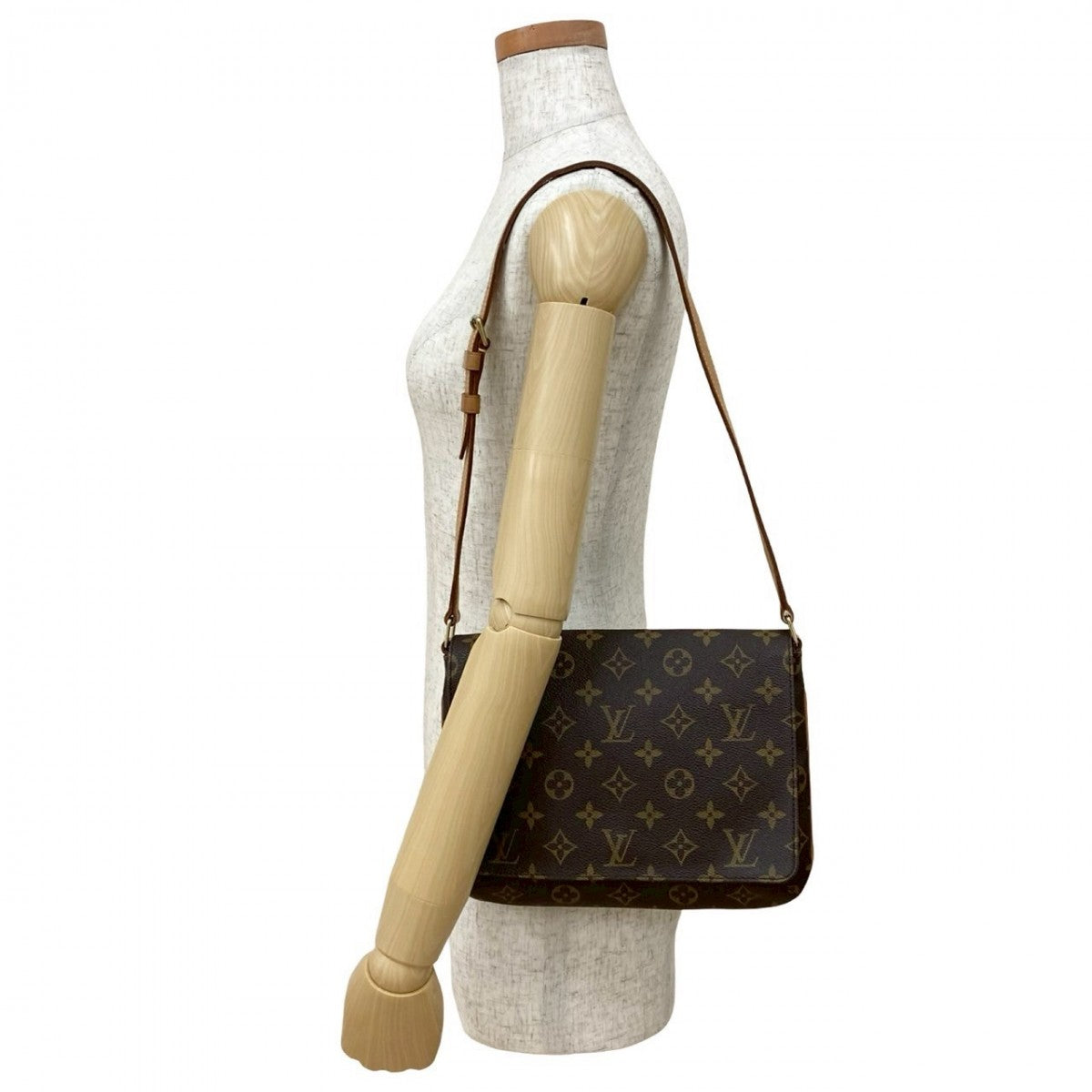 Louis Vuitton M51257 Epi M tte tango Monogram Leather Brown Shoulder Bag