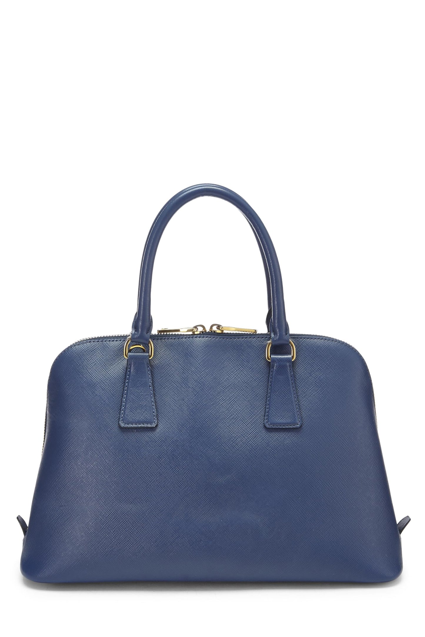 Prada Promenade Luxury Handbag Saffiano Blue Medium Travel Bag Promenade Medium Blue