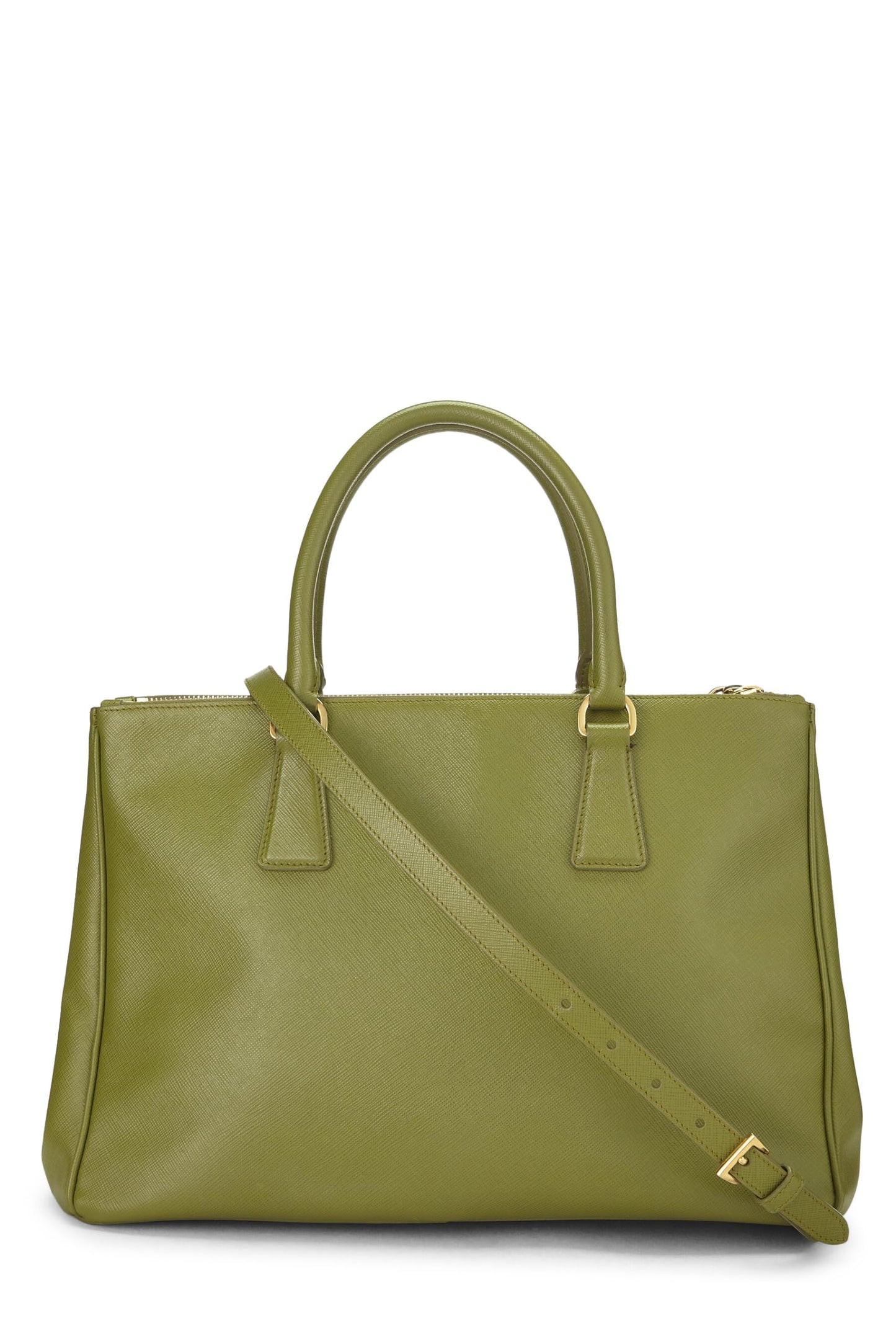 Prada Galleria Tote Saffiano Green Medium Tote Bag
