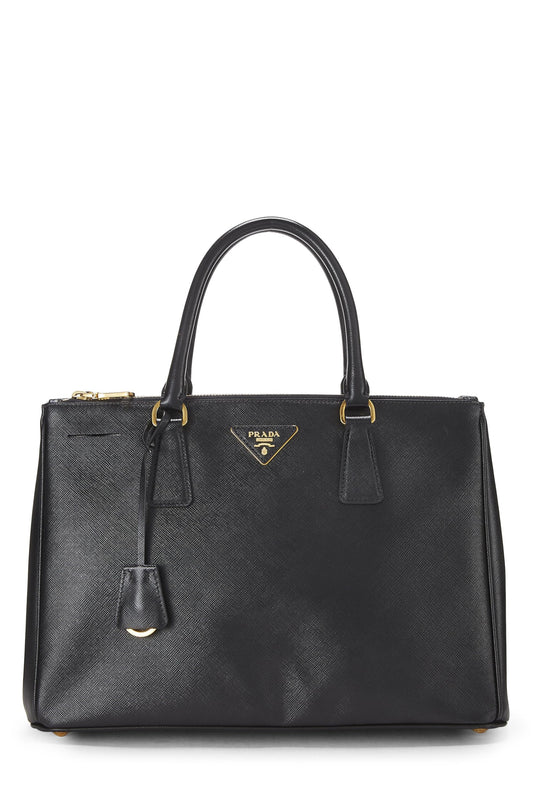 Prada Executive Tote Saffiano Black Large Tote Bag