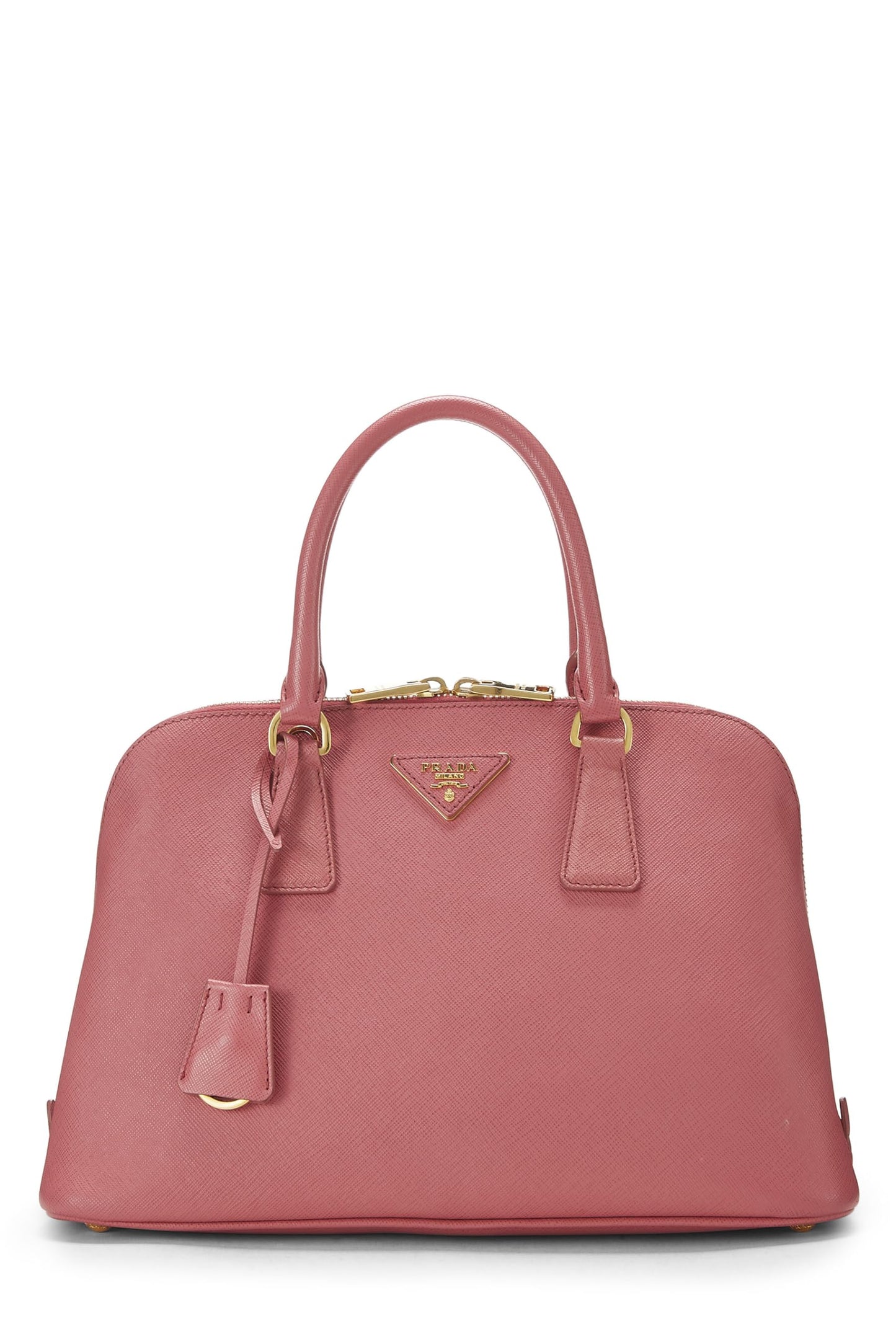 Prada Promenade Luxury Handbag Saffiano Blue Pink Travel Bag