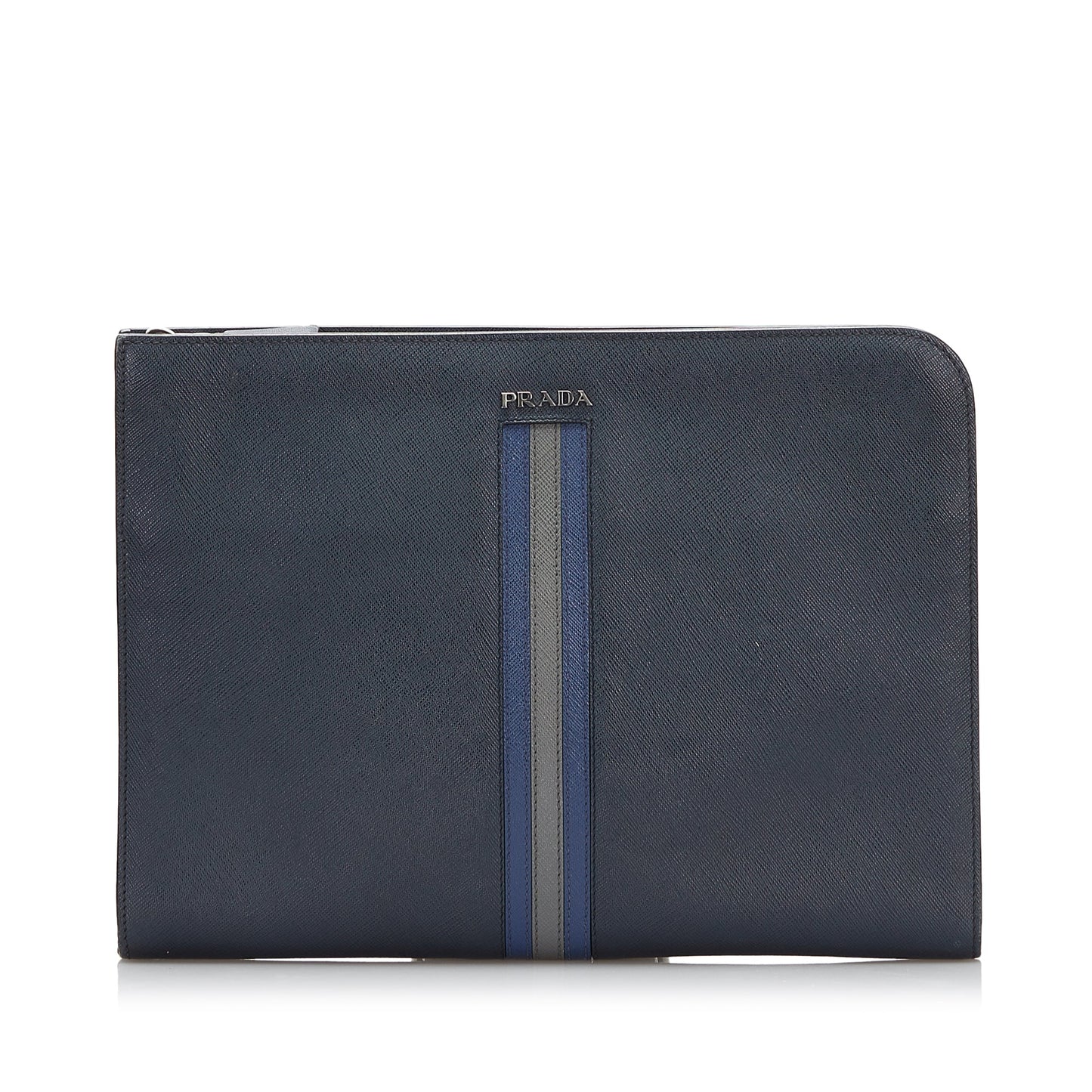 Prada Around Portfolio Clutch Bag Saffiano Zip